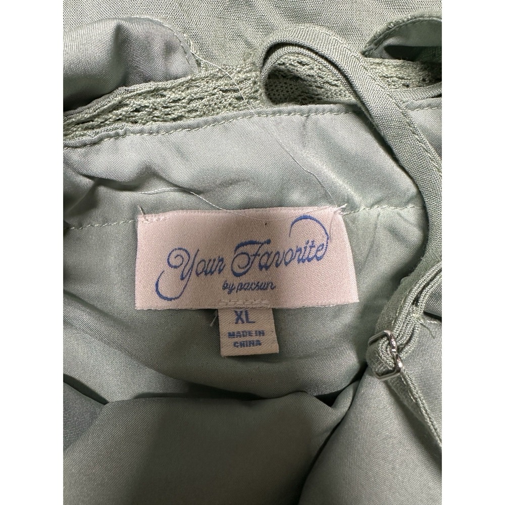 Your FavoriteYour Favorite Eyelet Babydoll Mini Dress, Pacsun Size XL - Picture 7 of 7